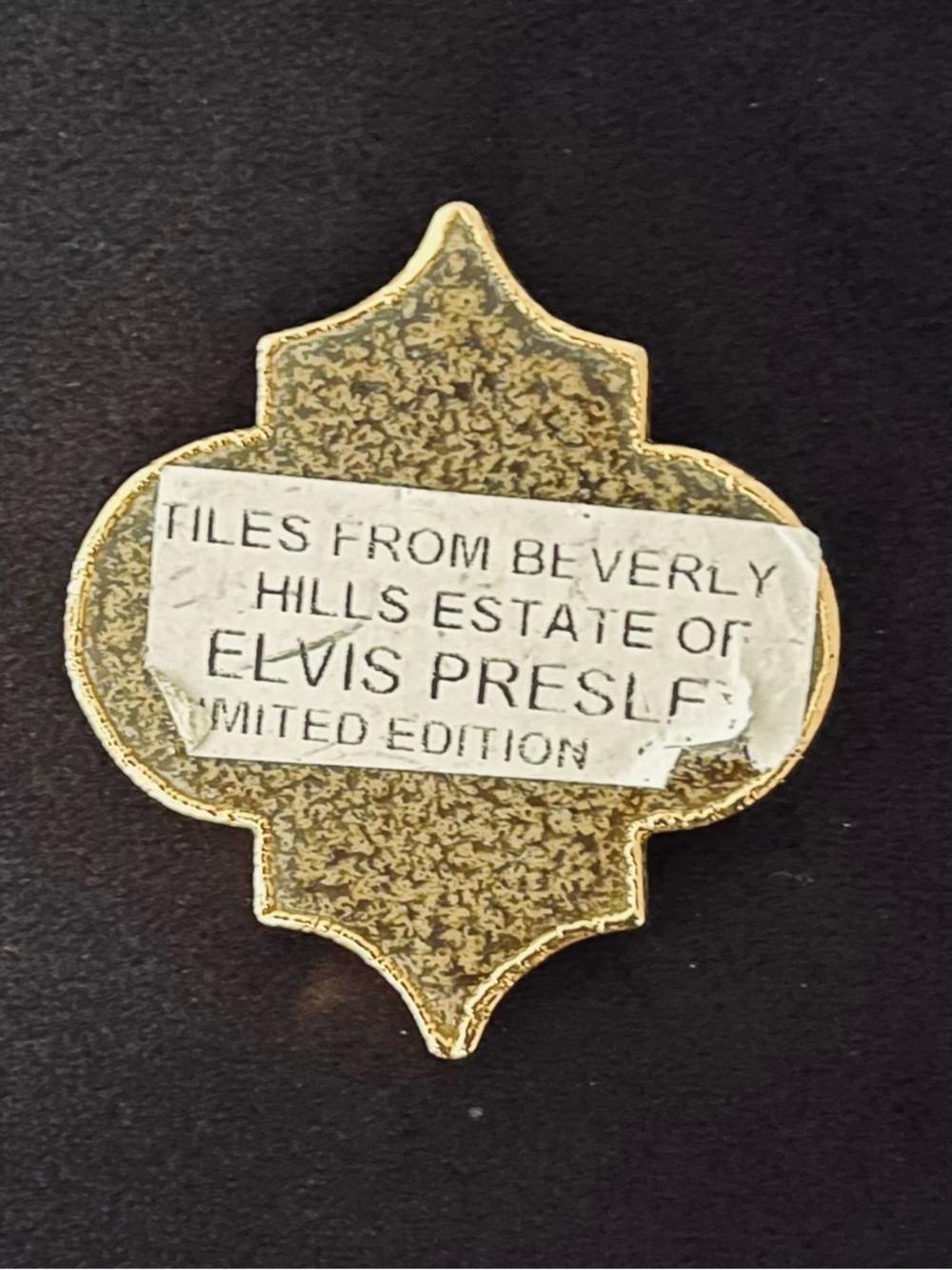 #260 Tile from the Beverly Hills Estate of Elvis Presley- Limited Edition